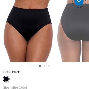 *NWT* Miraclesuit Black Bikini BOTTOMS Only